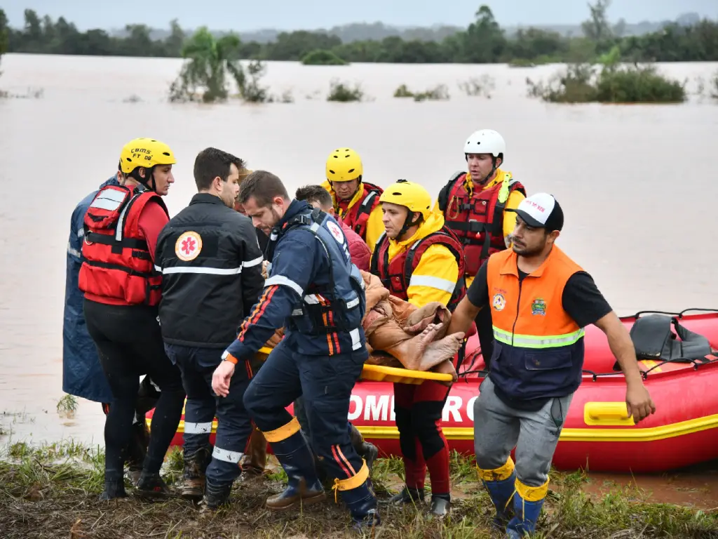 Região Sul Alertada para Potencial 'Muito Alto' de Enchentes no Final de Semana